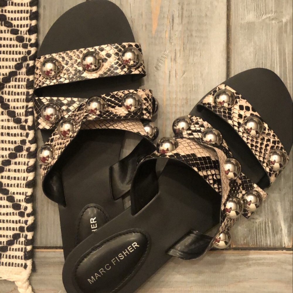Marc Fisher Snakeskin Sandals